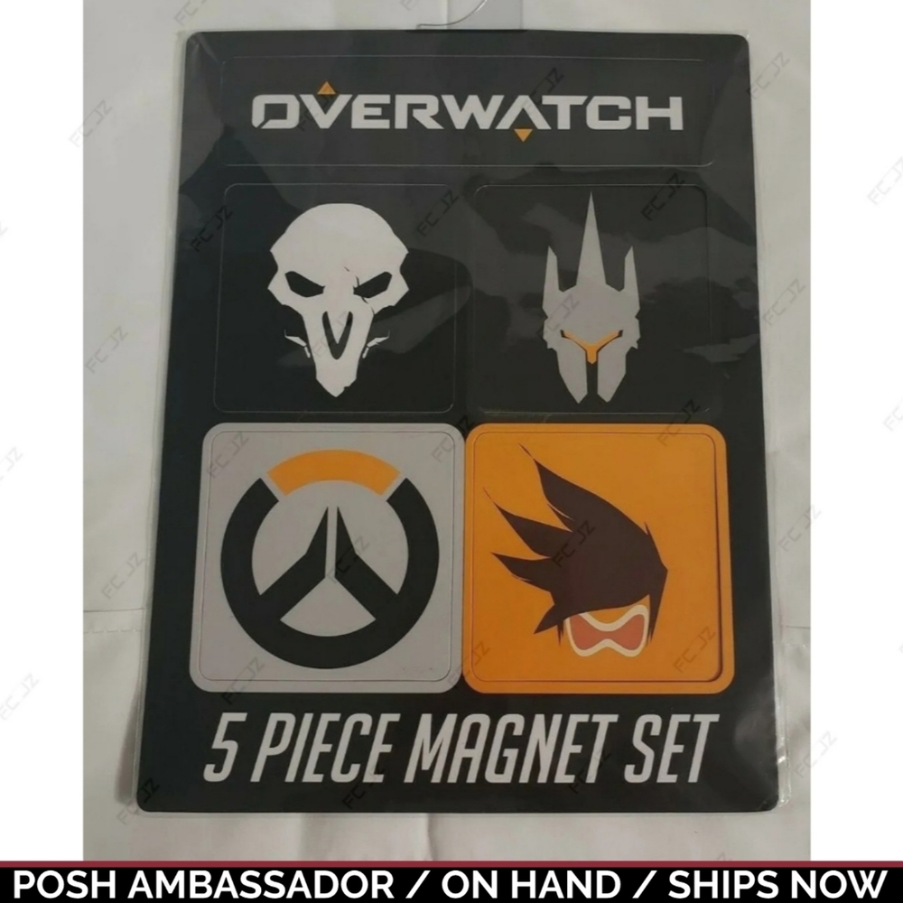Overwatch Magnet 5 Piece Set ~ Licensed ~ NEW